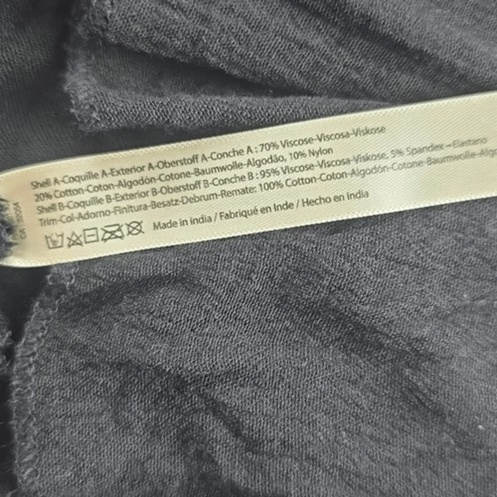 Free People -1211 Women's One Adella Slip Lace Dress in‎ Black Size Small - Picture 10 of 13